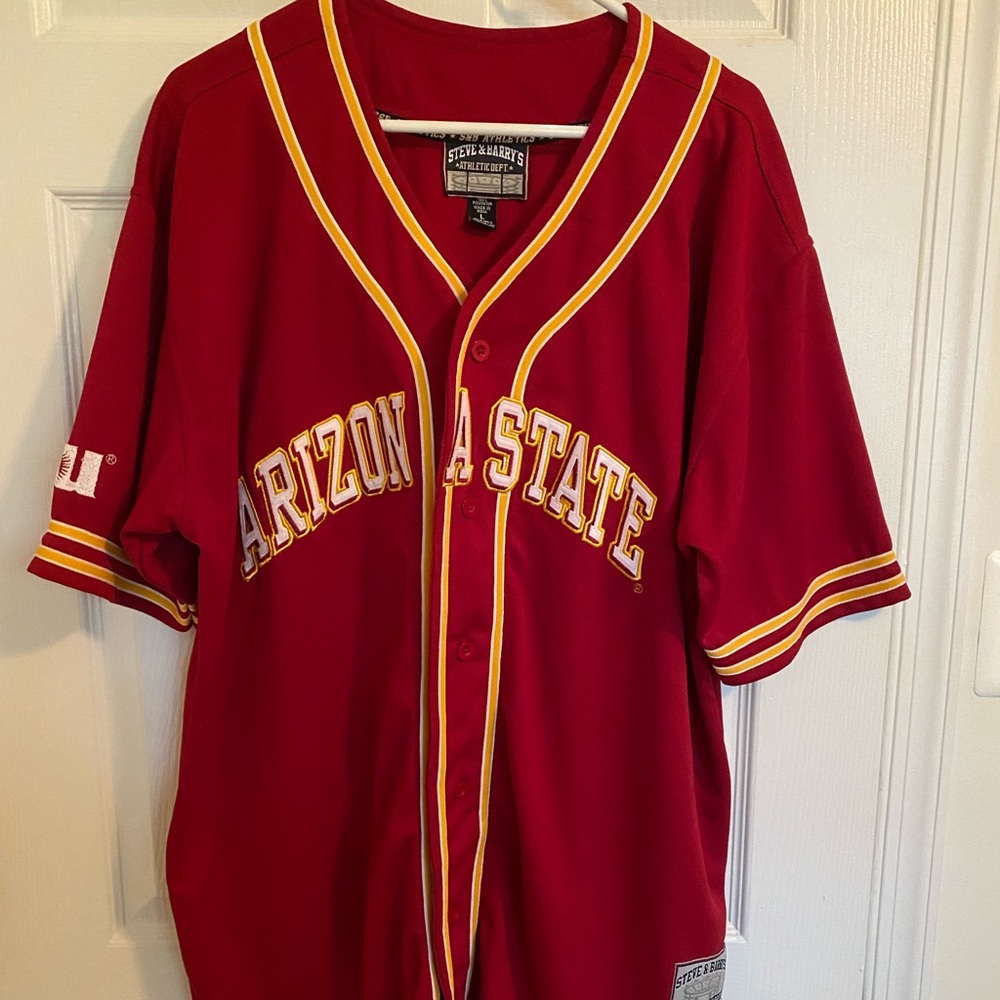 Steve & Barry’s NCAA Arizona State Sun Devils Baseball Jersey
